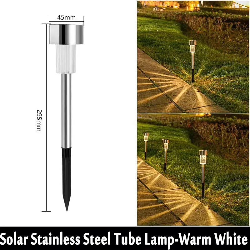 10-Pack Solar Outdoor Lantern Lights Waterproof Pathway Lighting for Garden & Yard Decoration