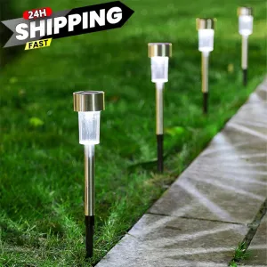 10-Pack Solar Outdoor Lantern Lights Waterproof Pathway Lighting for Garden & Yard Decoration