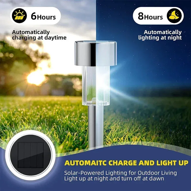 10-Pack Solar Outdoor Lantern Lights Waterproof Pathway Lighting for Garden & Yard Decoration