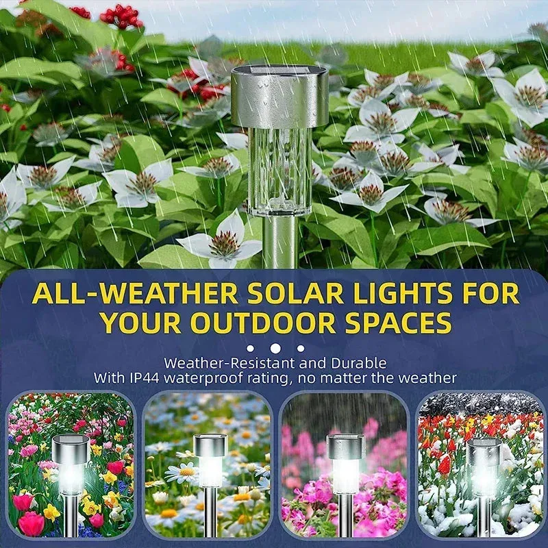 10-Pack Solar Outdoor Lantern Lights Waterproof Pathway Lighting for Garden & Yard Decoration