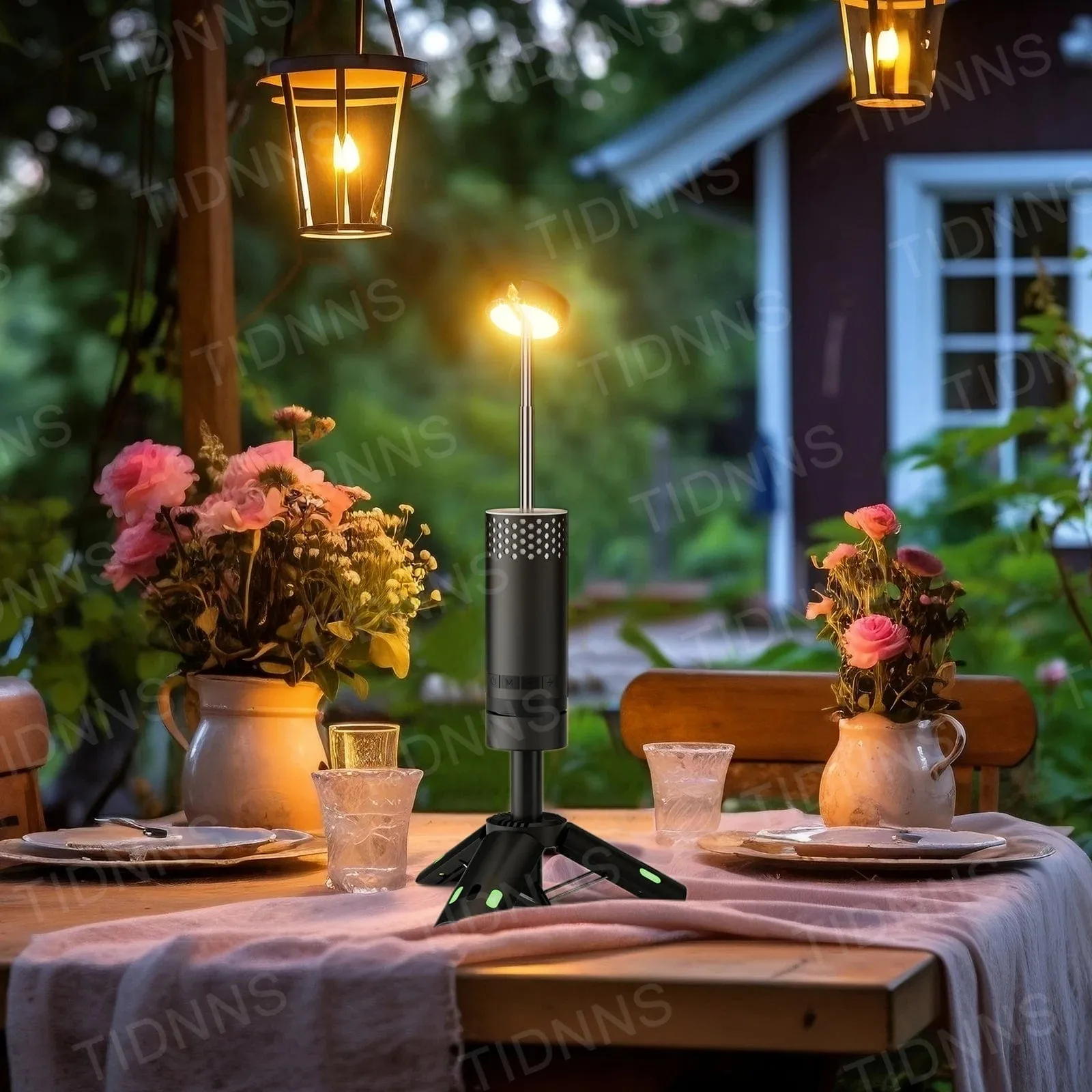 10000mAh Magnetic Camping Light - USB Rechargeable LED Emergency Lamp for Outdoor Use