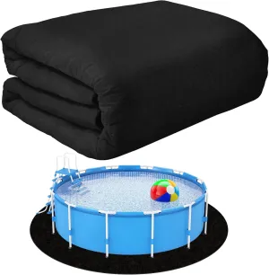 10ft Heavy Duty Round Pool Liner Pad for Above Ground Pool,Pool Ground Mat Under Pool Pad,Pool Bottom Liner Protector to Prevent Puncture and Extend Liner Life