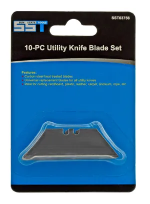 10pc. Utility Knife Replacement Blade Set