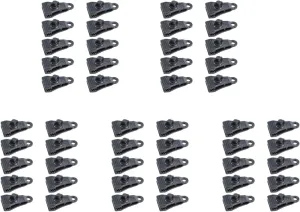 10Pcs Tarp Clips Heavy Duty Lock Grip Tarp Clamps Pool Cover Clips Tent Fasteners Holder for Awnings Outdoor Camping Tarp Clips Outdoor Tent Clips Camping Tarp Fasteners Pool Cover Clips