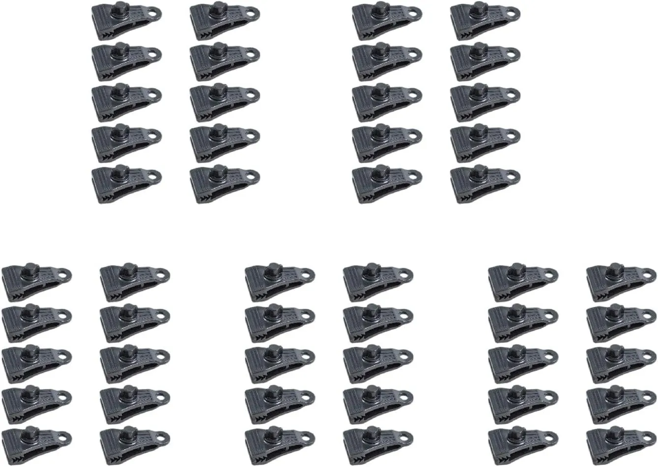 10Pcs Tarp Clips Heavy Duty Lock Grip Tarp Clamps Pool Cover Clips Tent Fasteners Holder for Awnings Outdoor Camping Tarp Clips Outdoor Tent Clips Camping Tarp Fasteners Pool Cover Clips