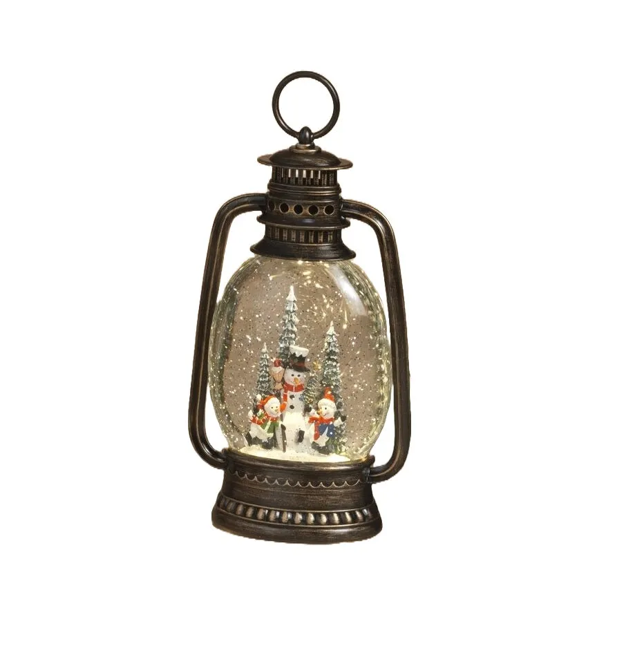 12.5" Battery-Operated Holiday Water Lantern