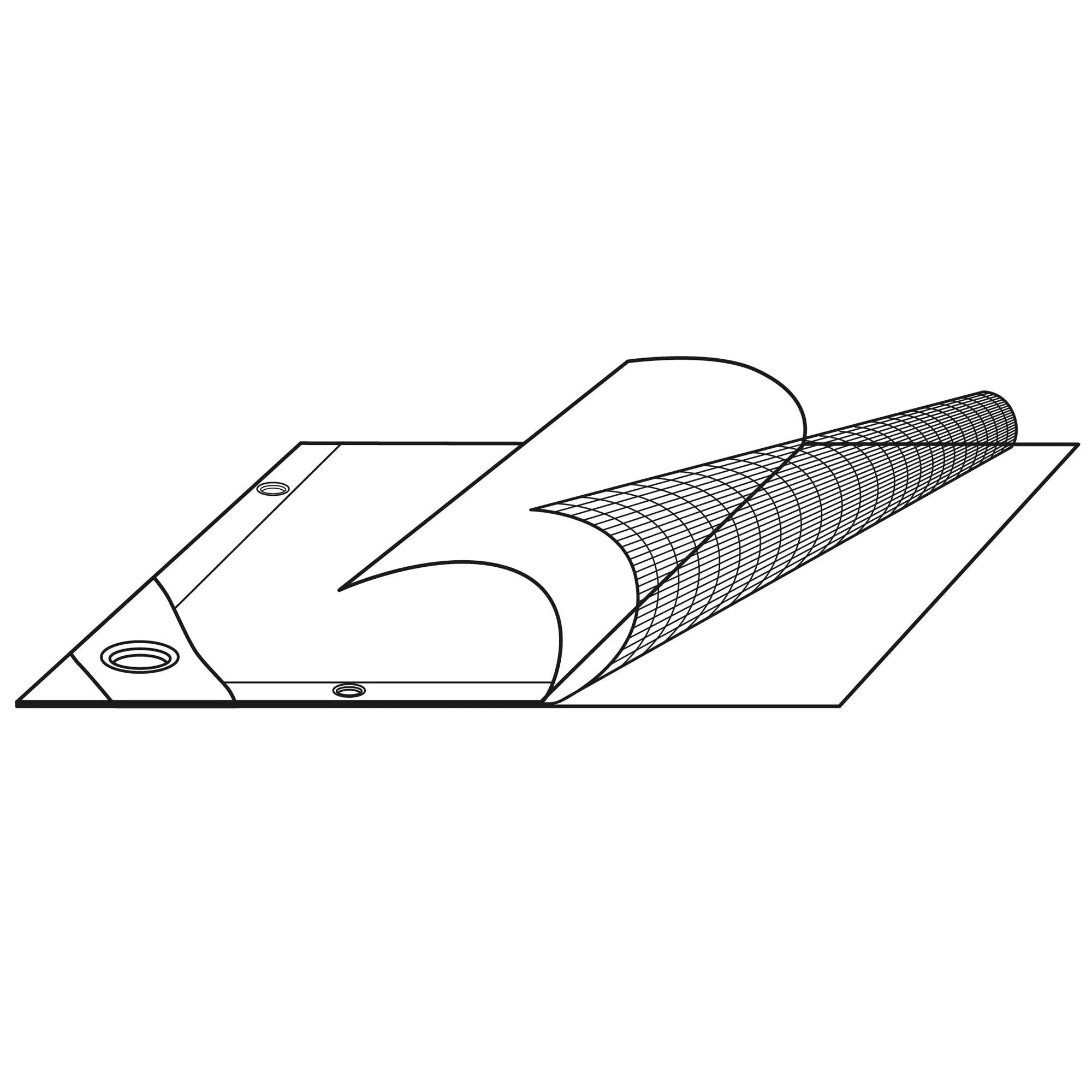 12x24ft Heavy Duty Poly Tarp/ Silver Black