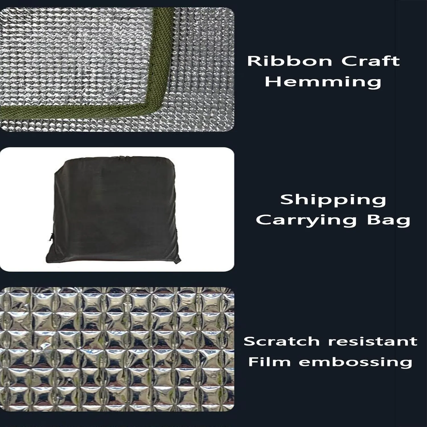#145 Camping Tarp Waterproof Portable Foldable Picnic Blankets