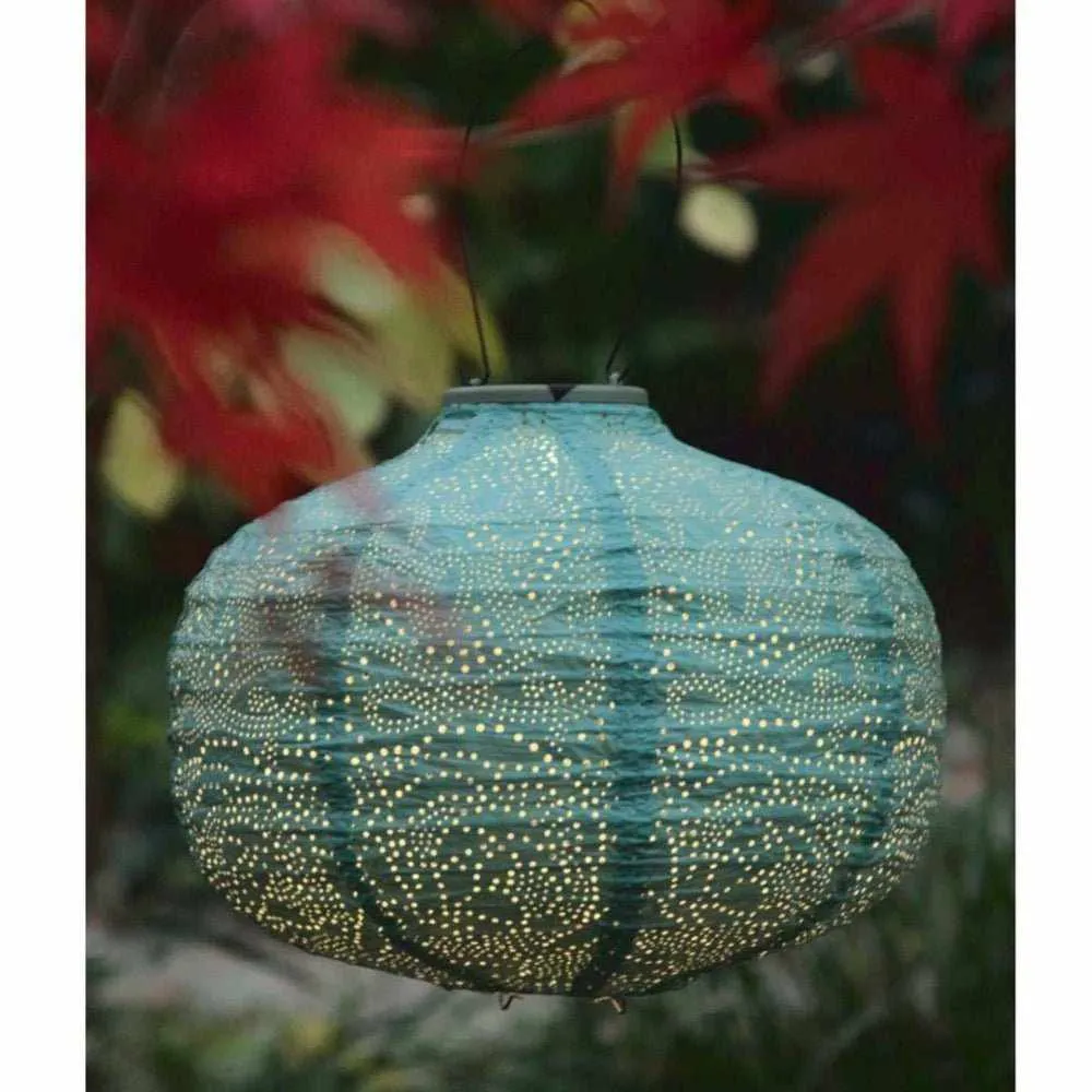2 Solar Lantern Pumpkins