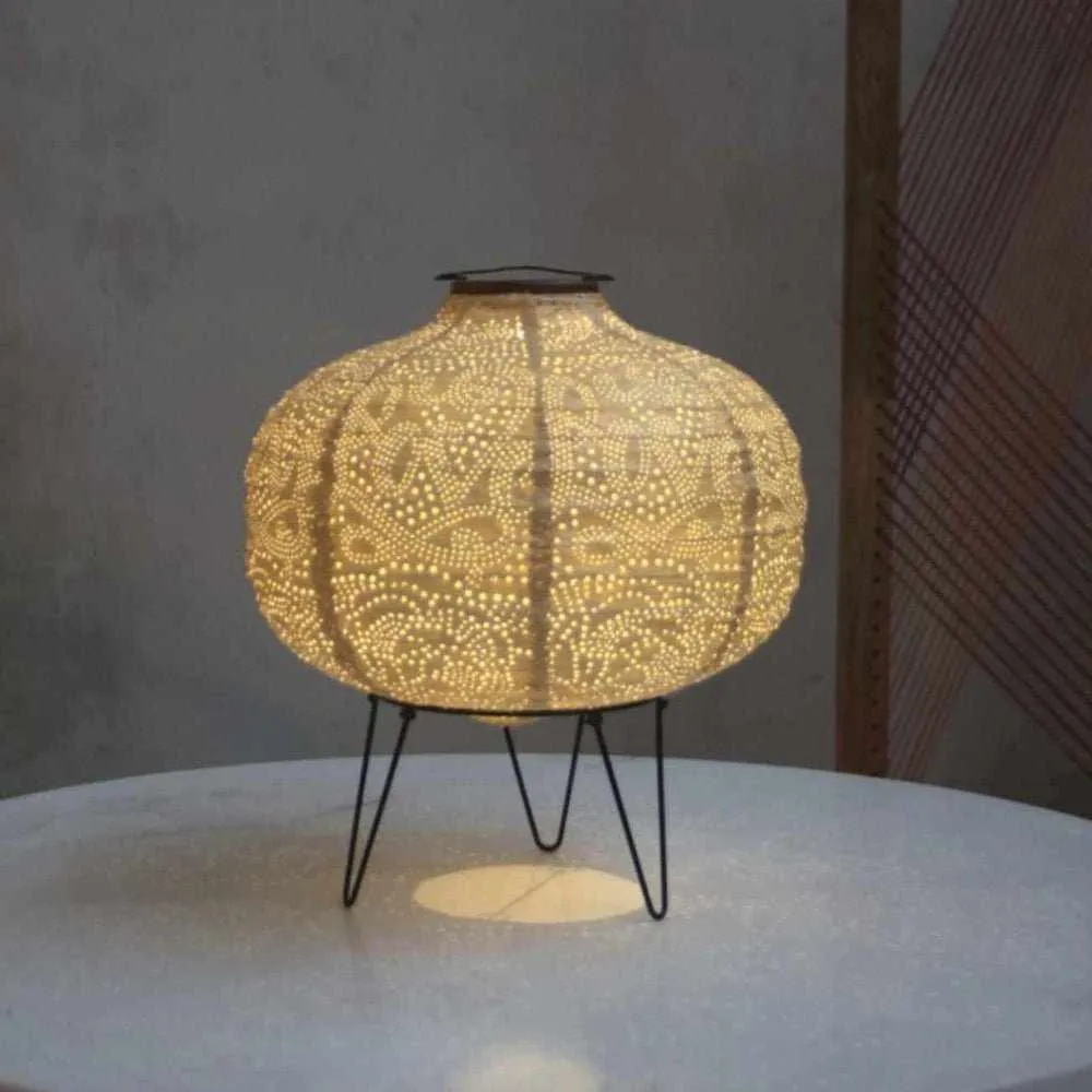 2 Solar Lantern Pumpkins