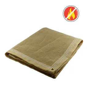 20′ x 50′ Tan Fire Retardant Mesh Tarp – 60% Shade