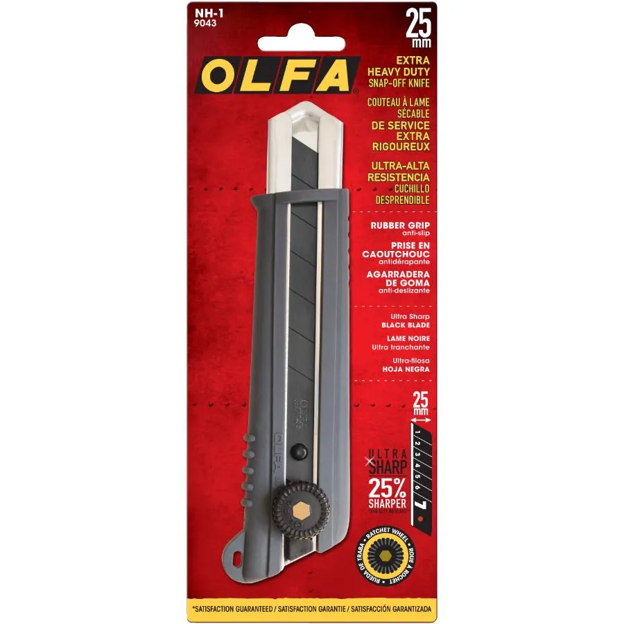 25mm Heavy Duty Snap-Off Blade Antislip Utility Knife