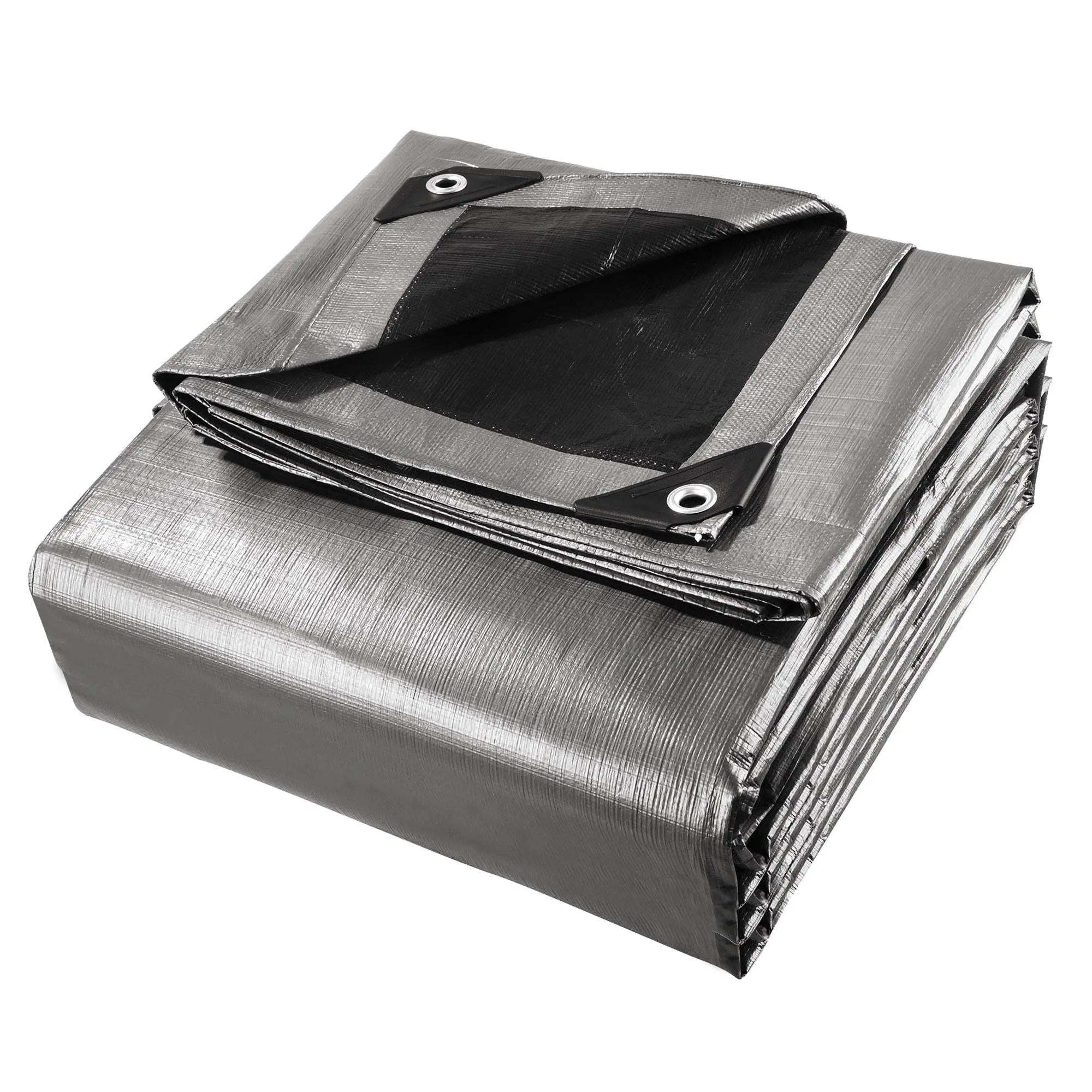 30x40ft Heavy Duty Poly Tarp/ Silver Black