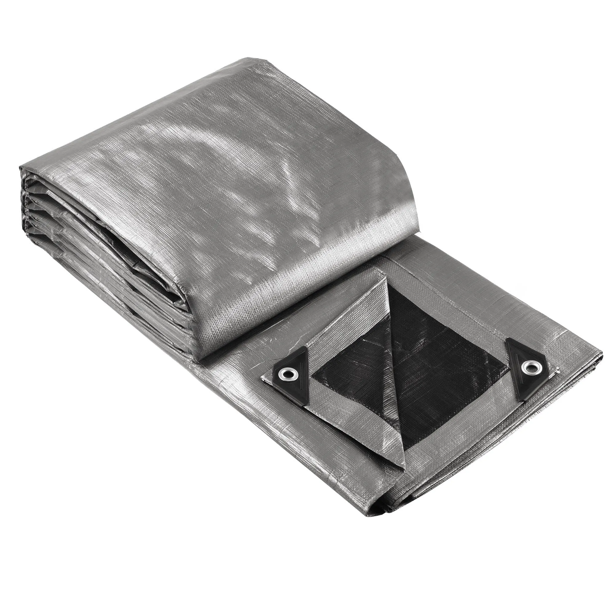 30x40ft Heavy Duty Poly Tarp/ Silver Black