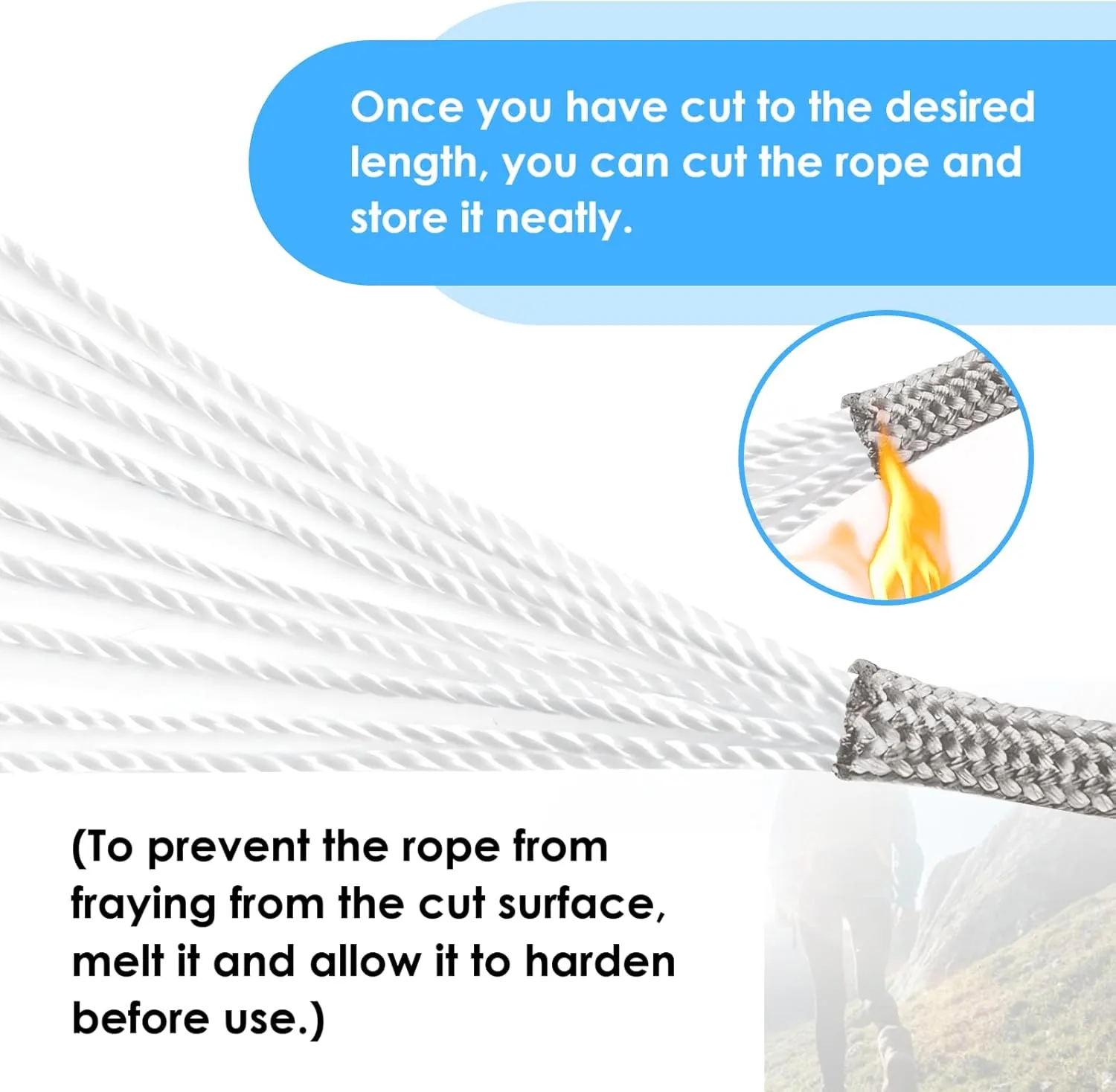 328ft Parachute Cord Tarp Tent Rope Guyline Cord for Outdoor Camping Tie Rope DIY Craft Garden Climbing, Green