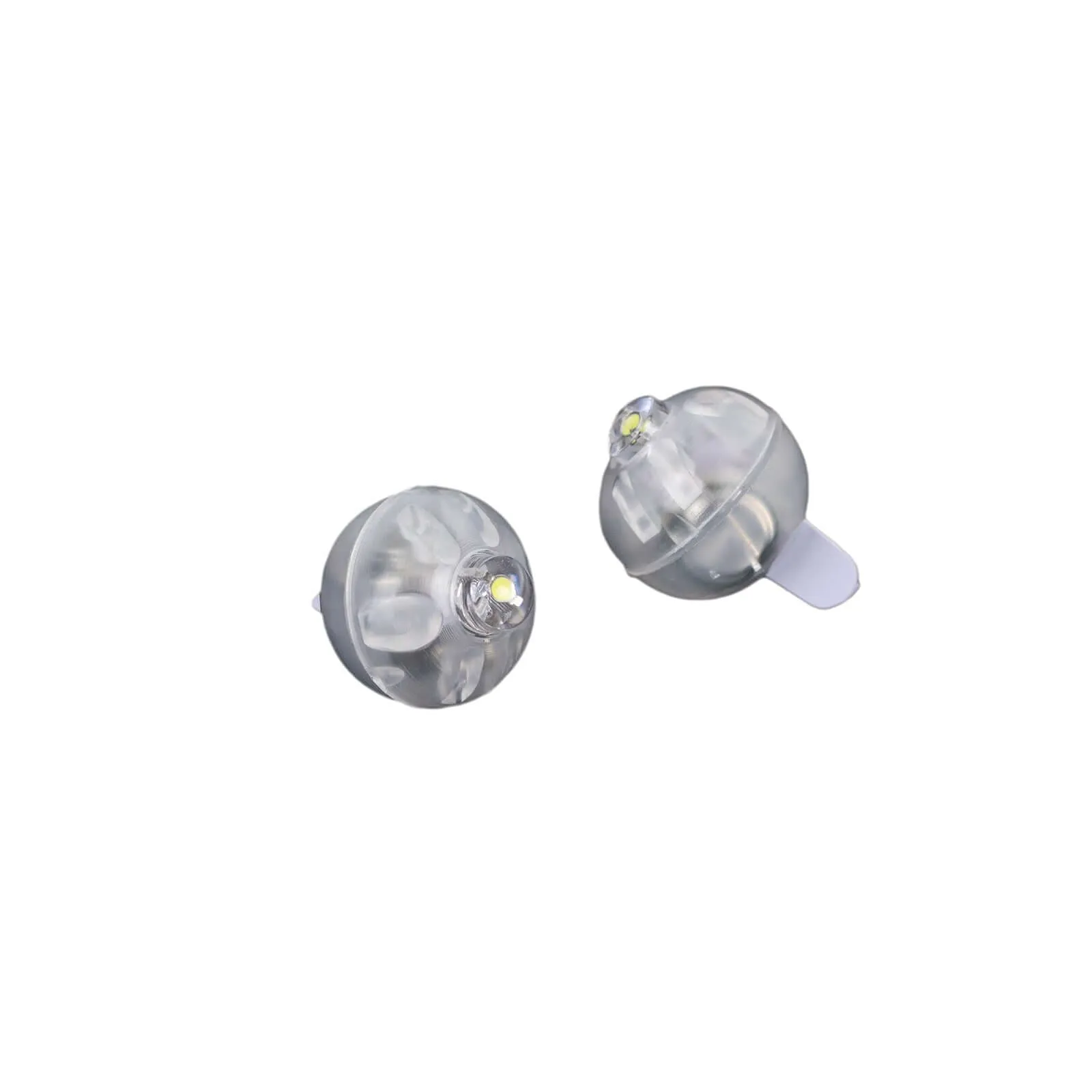 50-Pack LED Mini Balloon Lights Round White - Waterproof Battery Operated Balls 0.5"