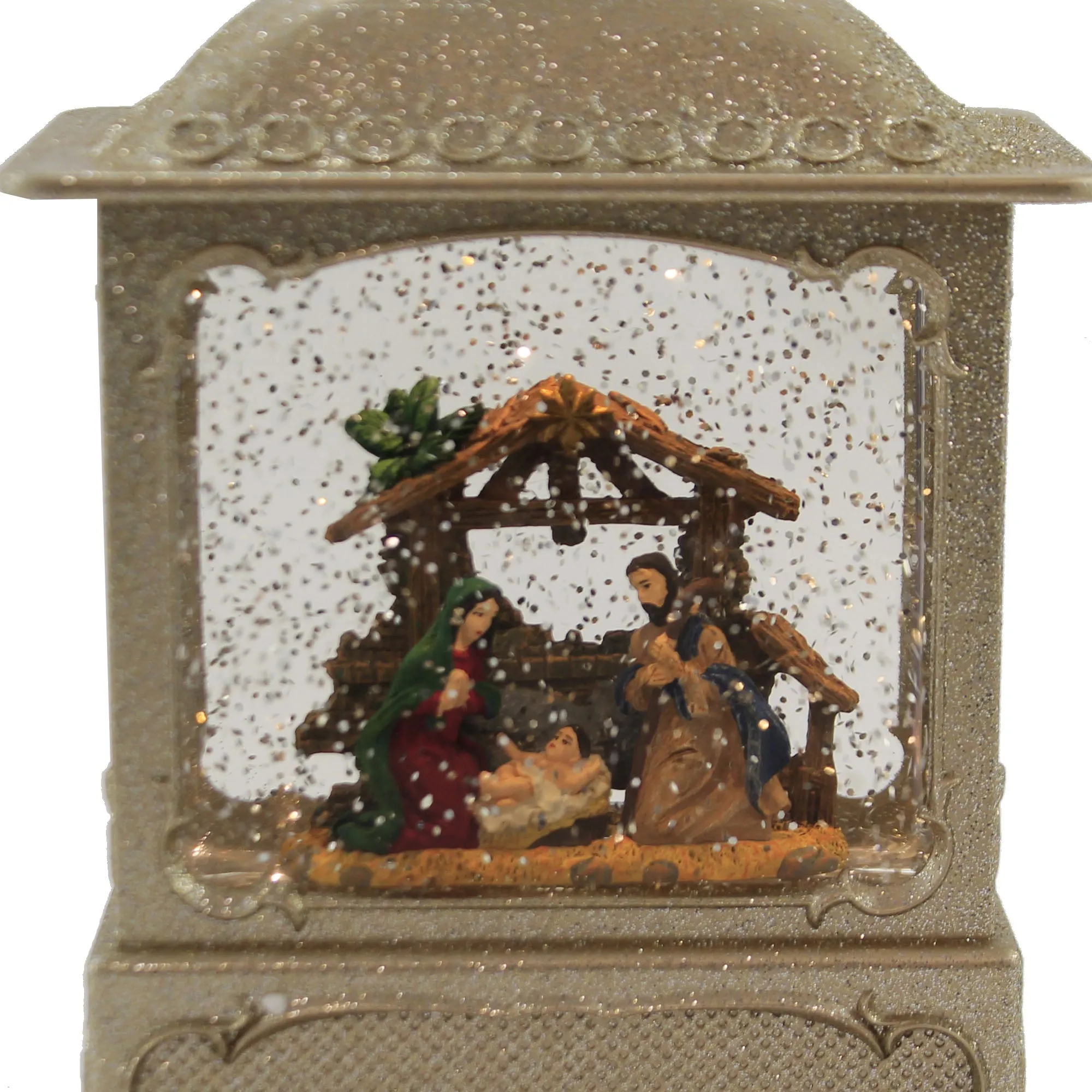 (51580) Nativity Led Water Lantern