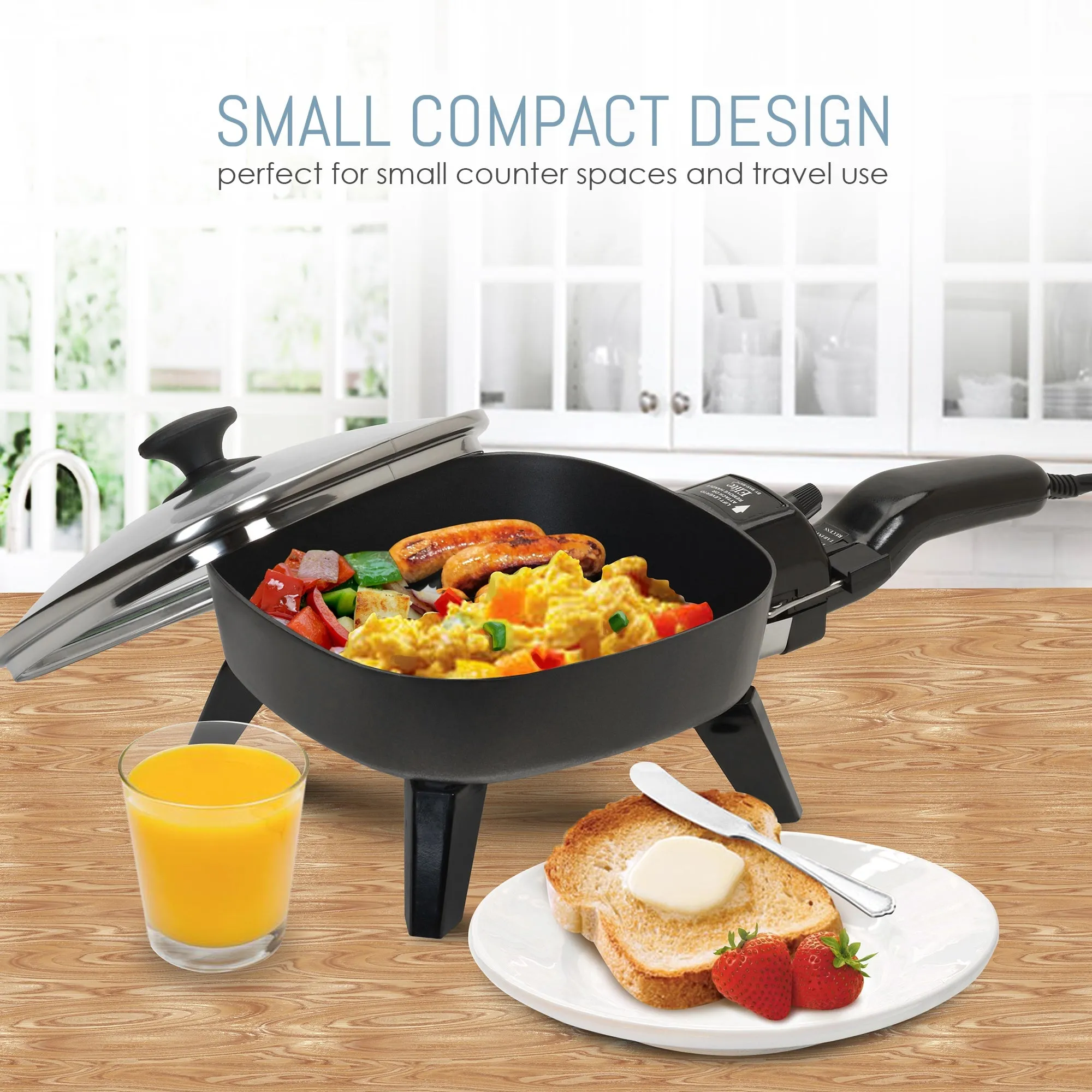 6-inch Personal Nonstick Electric Skillet