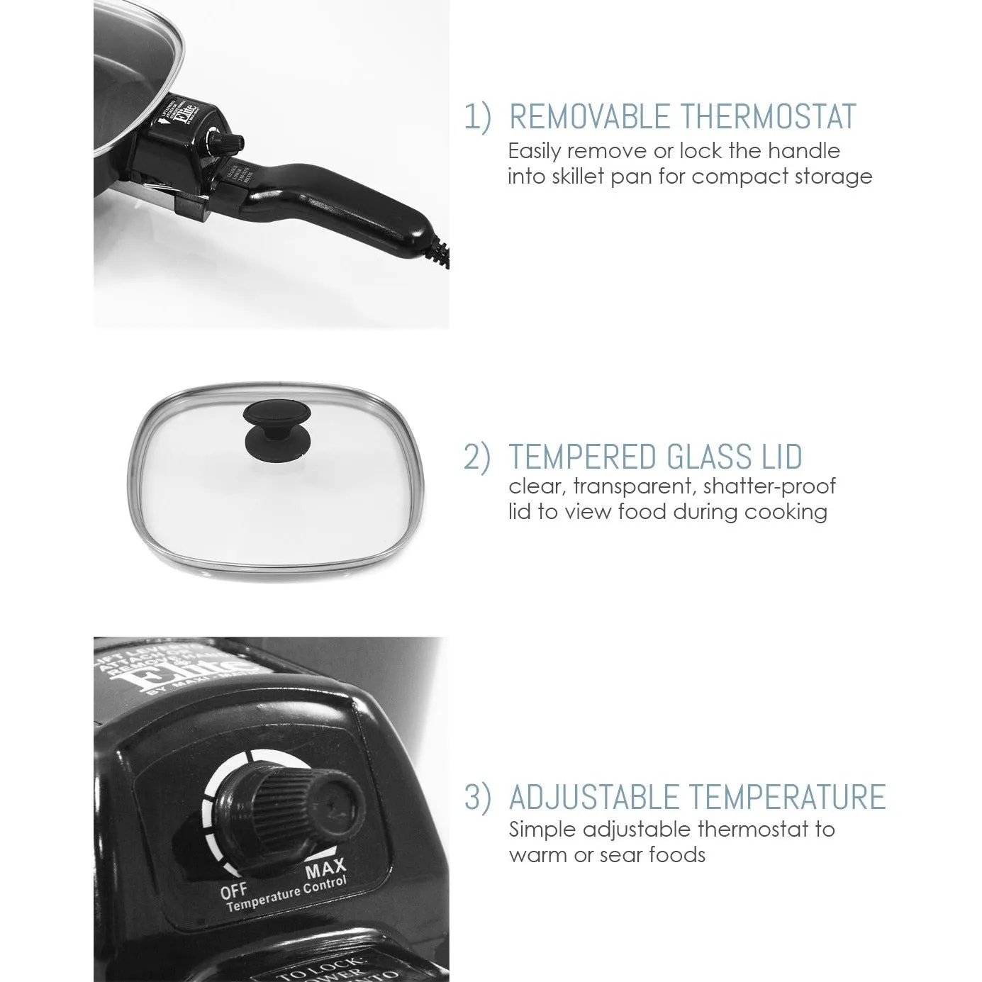 6-inch Personal Nonstick Electric Skillet