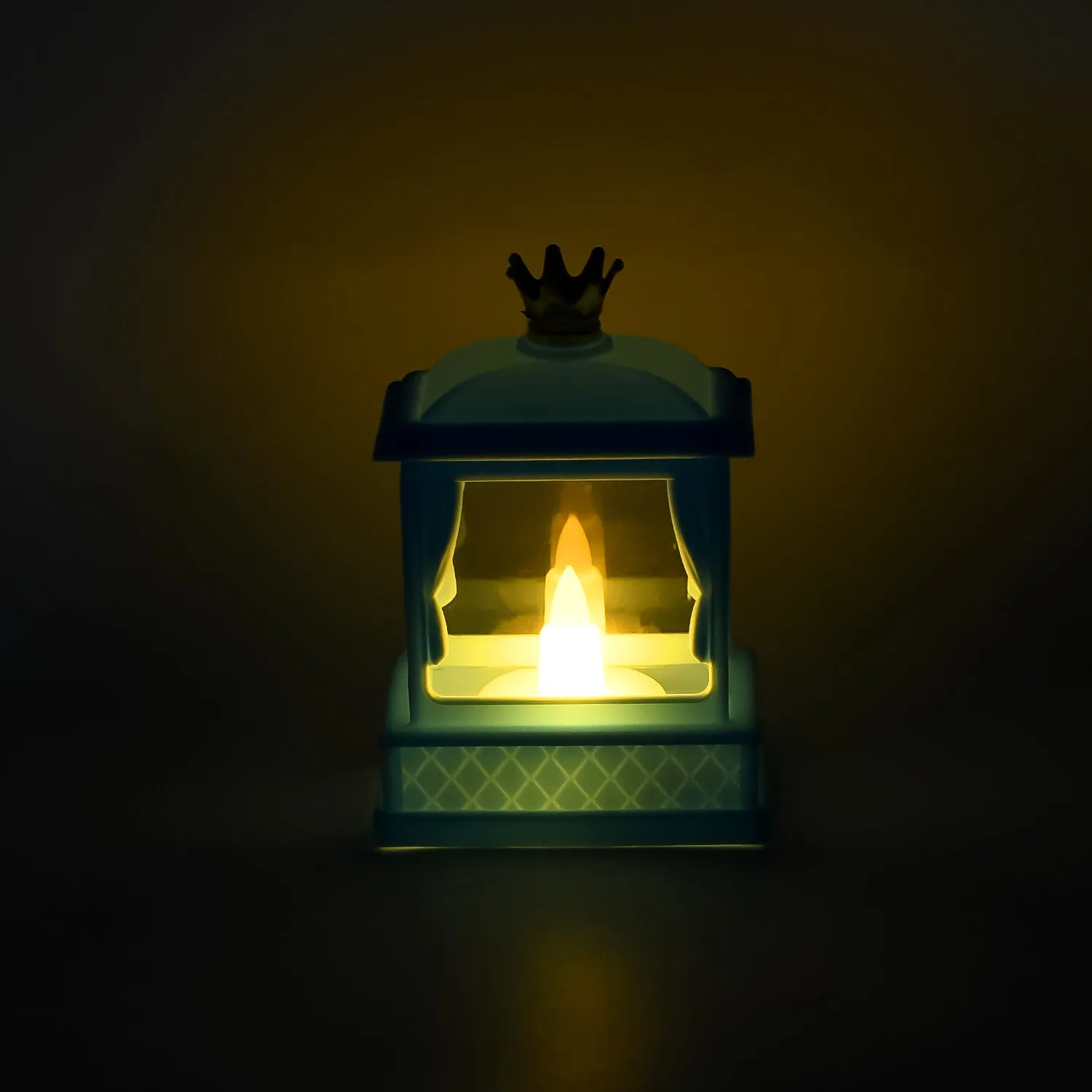 Acrylic Battery Operated Mini Square LED Lantern (1Pc)