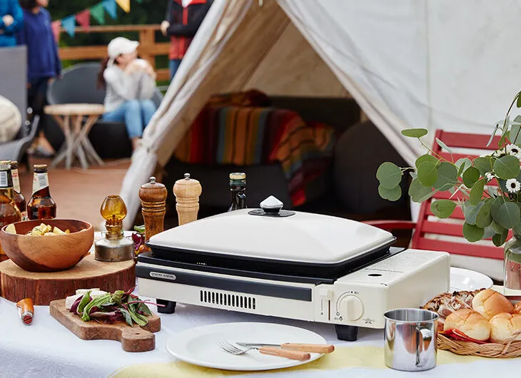 Aladdin Grande Grill Gas Pan White SAG-CP21-W 便攜大平板GAS爐