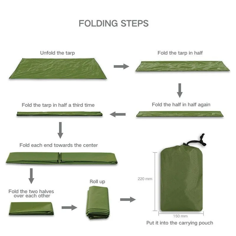 AYLES - Tarp Shelter 3x3m PU 3000mm