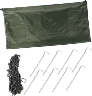 Balacoo High-Density Coated Uv Protection Fabric Waterproof Awning Shade Tarp Tent Outdoor Tent Camping Picnic Mat