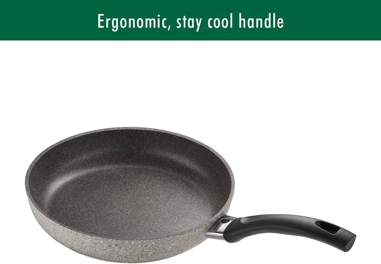BALLARINI Parma by HENCKELS 12-inch Nonstick Fry Pan, Made in Italy, Durable and Easy to clean
