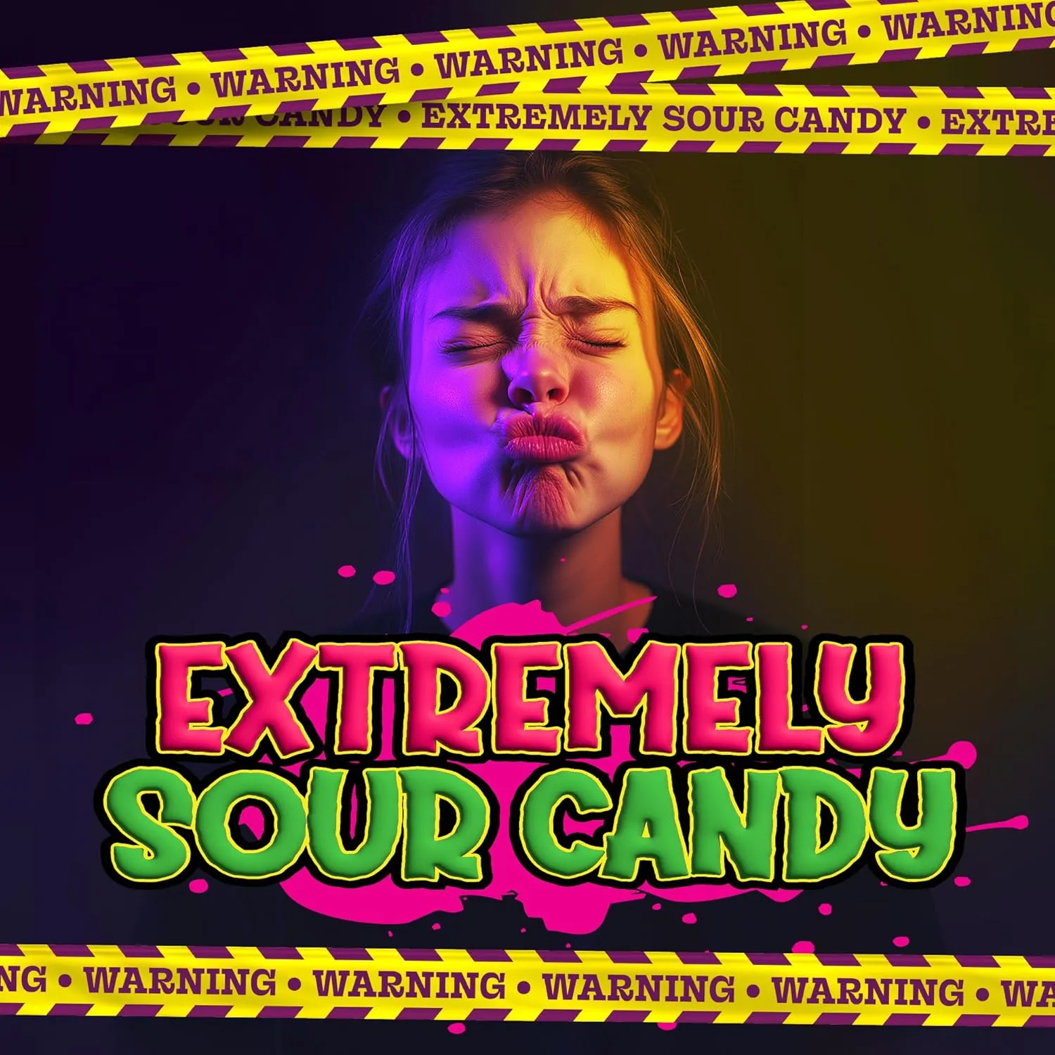 Barnetts Sweets Mega Sour Candy Watermelon 500g