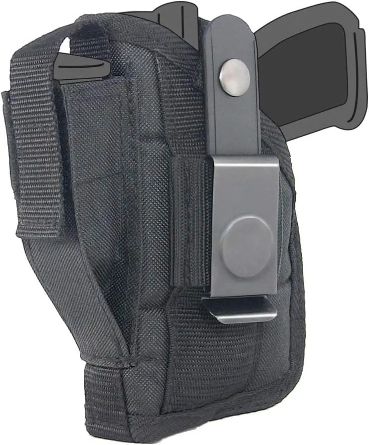 Belt Side Holster fits Ruger Security 9 with 4" Barrel with Viridian Laser