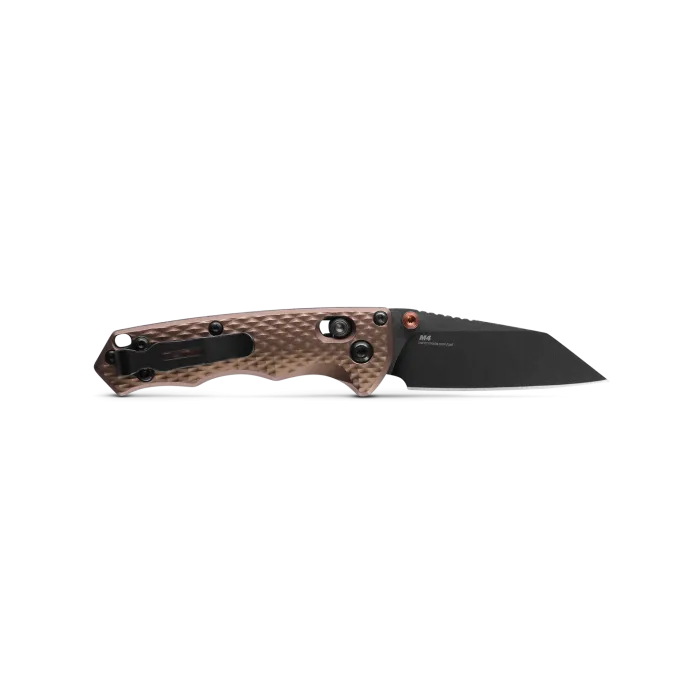 Benchmade 290BK-1 Full Immunity Black CPM-M4 Dark Earth Handle 2.49'' Plain Edge Pocket Knife