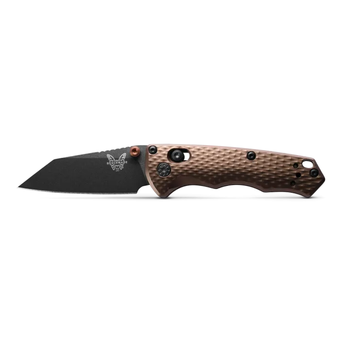 Benchmade 290BK-1 Full Immunity Black CPM-M4 Dark Earth Handle 2.49'' Plain Edge Pocket Knife