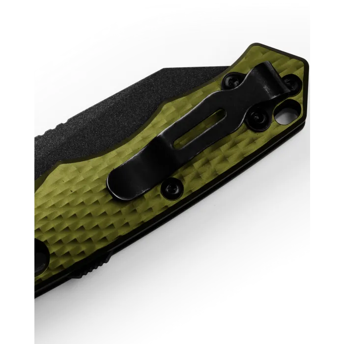 Benchmade 290BK-2 Full Immunity Black CPM-M4 Woodland Green Handle 2.49'' Plain Edge Pocket Knife