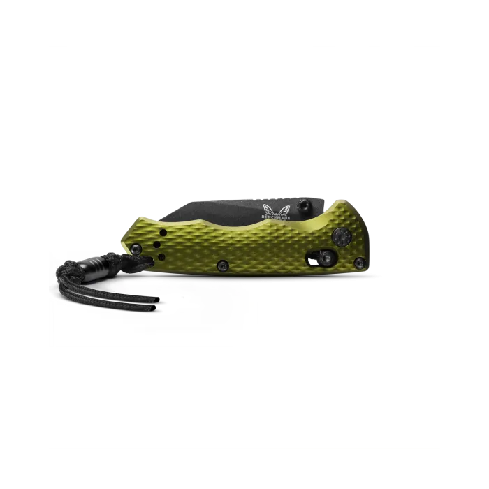 Benchmade 290BK-2 Full Immunity Black CPM-M4 Woodland Green Handle 2.49'' Plain Edge Pocket Knife