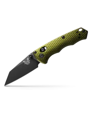 Benchmade 290BK-2 Full Immunity Black CPM-M4 Woodland Green Handle 2.49'' Plain Edge Pocket Knife