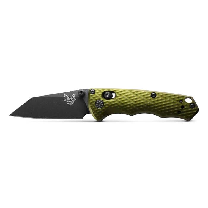 Benchmade 290BK-2 Full Immunity Black CPM-M4 Woodland Green Handle 2.49'' Plain Edge Pocket Knife