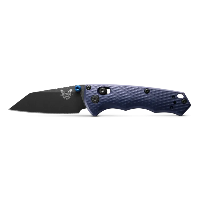 Benchmade 290BK Full Immunity Black CPM-M4 Crater Blue Handle 2.49'' Plain Edge Pocket Knife