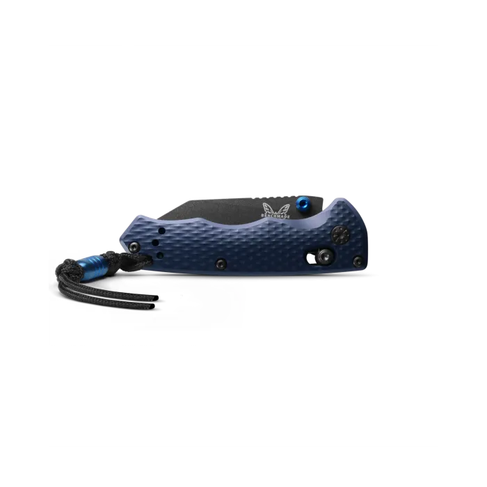 Benchmade 290BK Full Immunity Black CPM-M4 Crater Blue Handle 2.49'' Plain Edge Pocket Knife