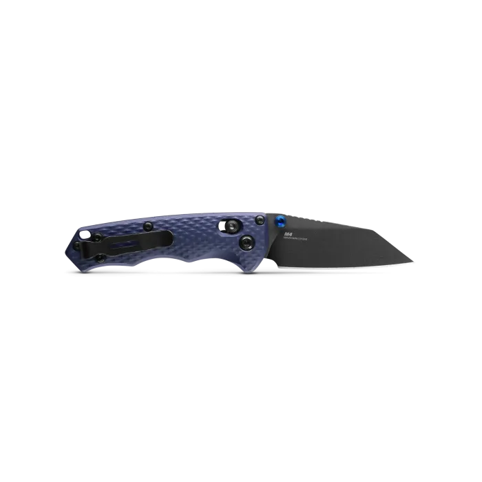 Benchmade 290BK Full Immunity Black CPM-M4 Crater Blue Handle 2.49'' Plain Edge Pocket Knife