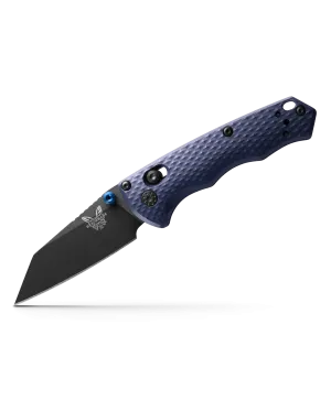 Benchmade 290BK Full Immunity Black CPM-M4 Crater Blue Handle 2.49'' Plain Edge Pocket Knife