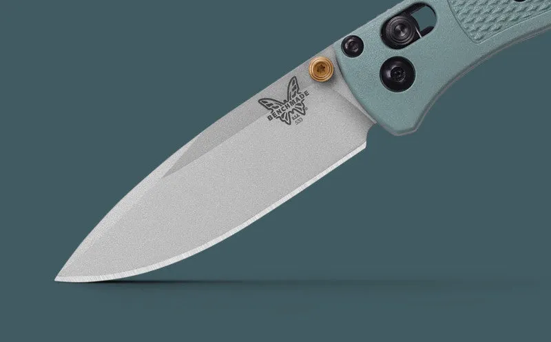 Benchmade 533SL-07 Mini Bugout Sage Green Grivory 2.82" Plain Pocket Knife