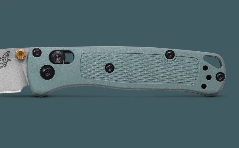 Benchmade 533SL-07 Mini Bugout Sage Green Grivory 2.82" Plain Pocket Knife