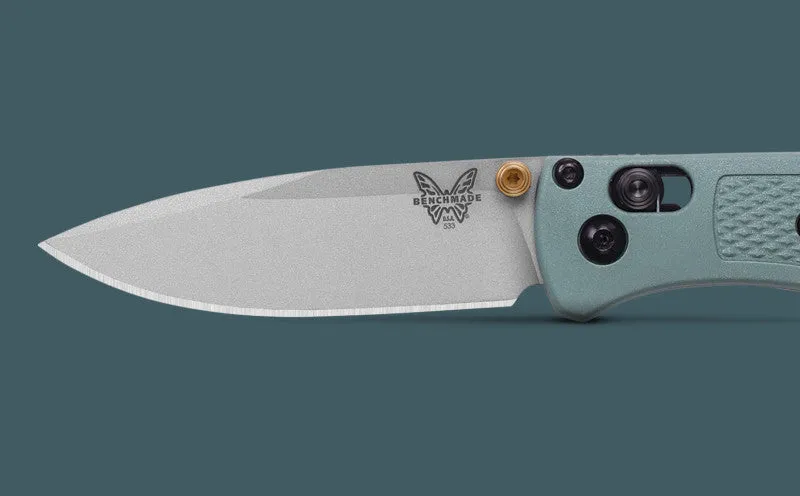 Benchmade 533SL-07 Mini Bugout Sage Green Grivory 2.82" Plain Pocket Knife