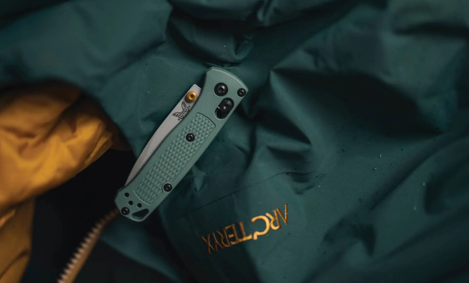 Benchmade 533SL-07 Mini Bugout Sage Green Grivory 2.82" Plain Pocket Knife