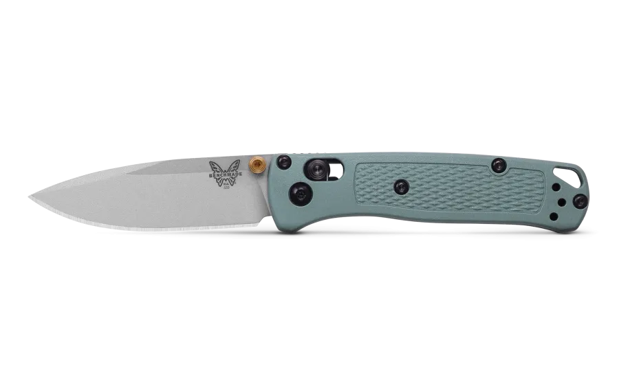 Benchmade 533SL-07 Mini Bugout Sage Green Grivory 2.82" Plain Pocket Knife