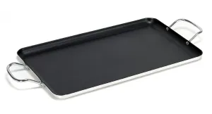 Bene Casa Non-Stick Aluminum Griddle with Handles, 19"x11.5"