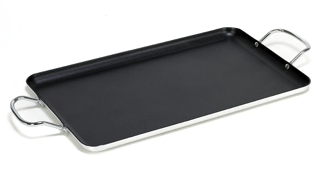 Bene Casa Non-Stick Aluminum Griddle with Handles, 19"x11.5"