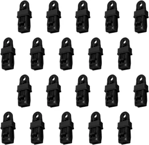 BESPORTBLE Tabernacle Clamps Tent Snaps 20pcs Tarp Clips for Camping Tent Clamps Setup