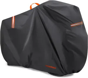 Bike Cover for Trek Domane SL, 420D Bike Outdoor Storage Cover Windproof Bicycle Covers with Lock Holes Bikes Tarp All Weather Durable Bicycle Cover