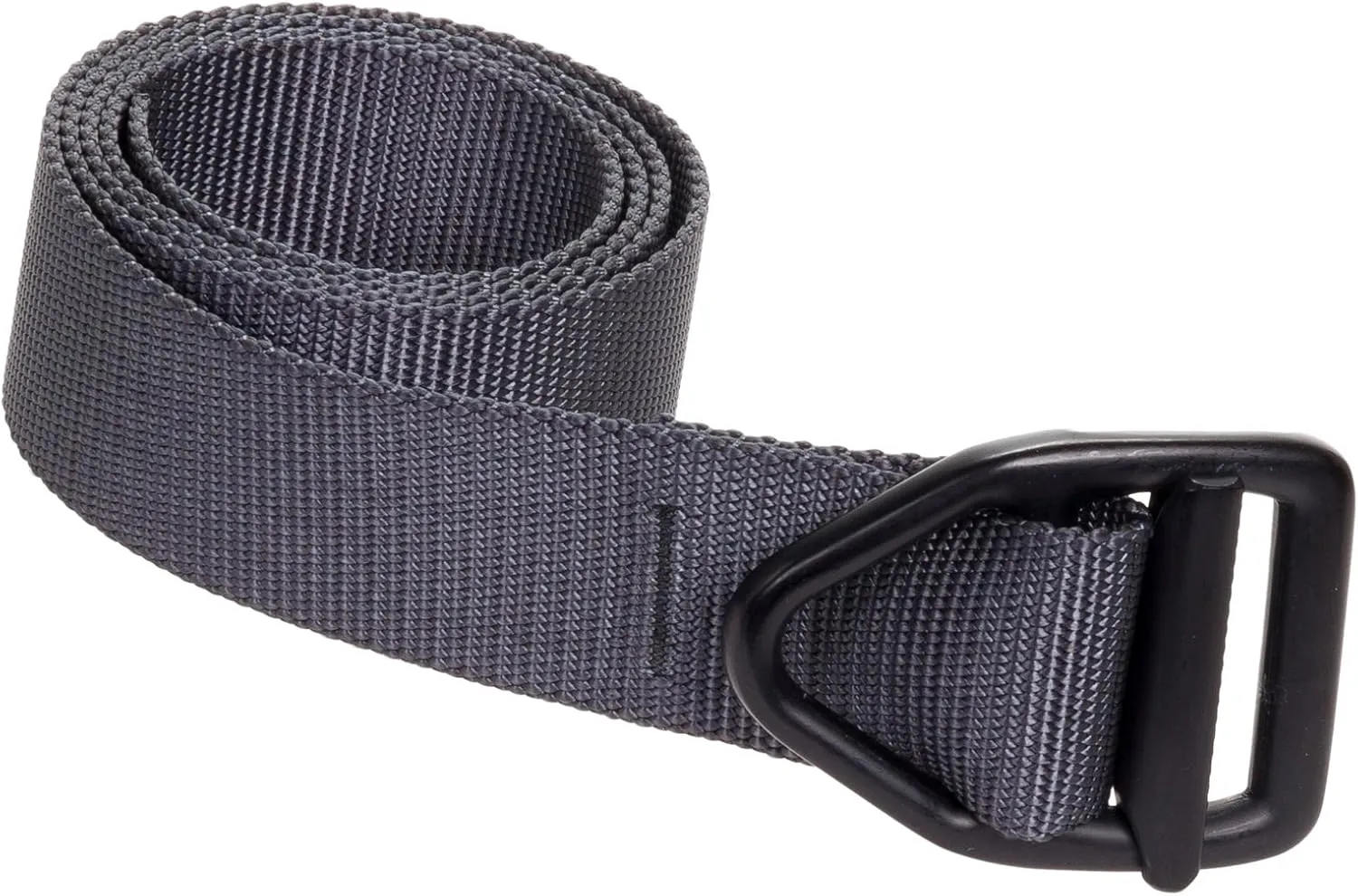 Bison Designs 38mm Wide Light Duty Belt with Black Buckle (Graphite, 38-Inch Maximum Waist/Medium)